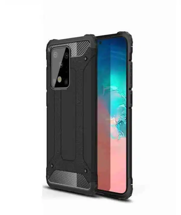 Cityhoesje-Anti Shock - Samsung S20 Ultra – Backcover Zwart