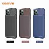 Cityhoesje-iPhone 11 Pro Max Siliconen Carbon – Backcase Blauw - Thumbnail Image 2