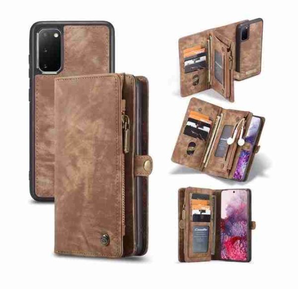 CaseMe Vintage - 2 in 1 Portemonnee-Samsung-Galaxy-S20  (Wallet)