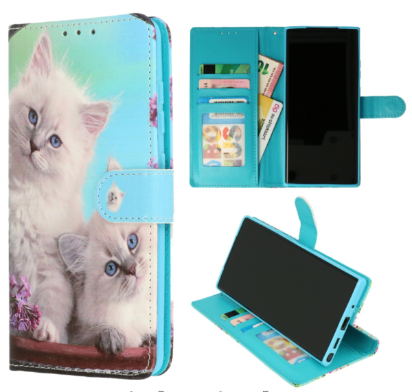 Cityhoesje - Samsung Note 20 Ultra Bookcase - incl. Pasjeshouder Katten