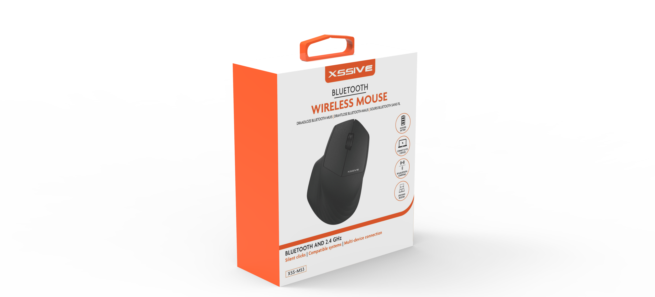 Xssive Bluetooth Wireless Mouse XSS-MS3-05