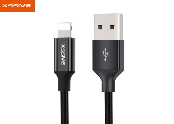Xssive Braided USB Cable for iPhone 2m