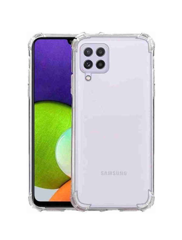 Cityhoesje-Anti Shock-Samsung A22 4G-Backcover Transparant