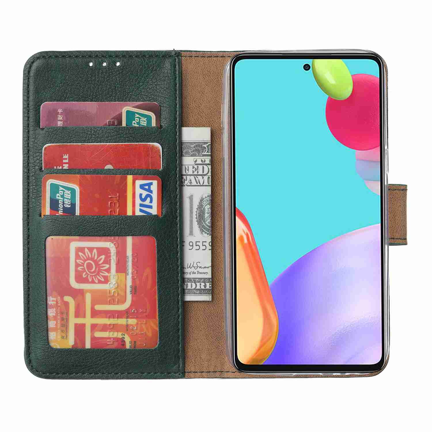 Cityhoesje-Samsung A53 / A53 5G-Bookcase incl. Pasjeshouder - Afbeelding 3
