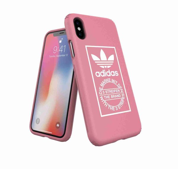 Adidas - iPhone X / XS - Back Cover Roze