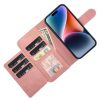 Iphone 13 Pro Max-bookcase-6 Pasje Magnetic 2in1-Roze-4-Cityhoesje.nl