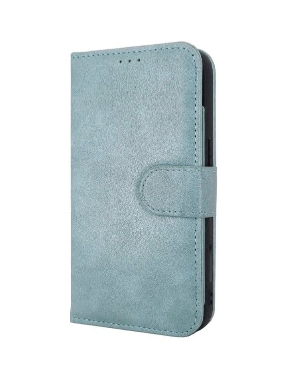 Iphone 13 Pro-bookcase-6 Pasje Magnetic 2in1-Turquoise-2-Cityhoesje.nl