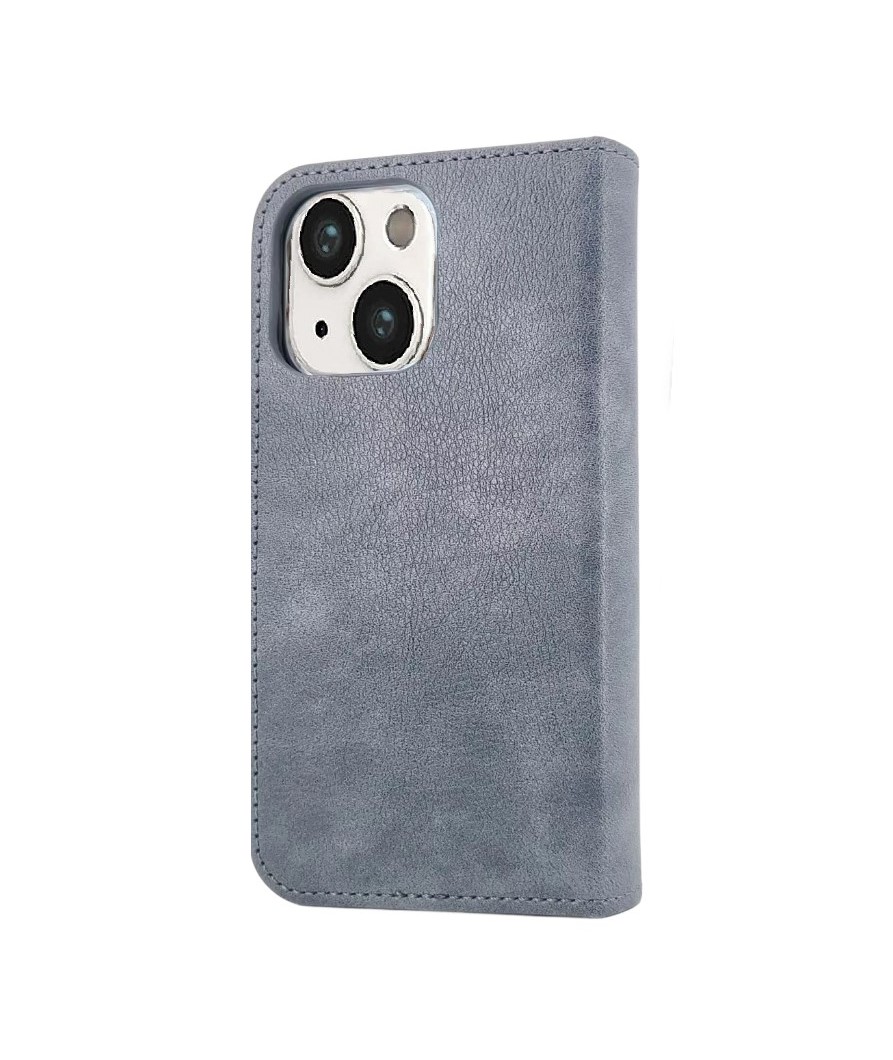 Casemania - Bookcase iPhone 14 Plus-15 Plus - 2 in 1 - incl. Pasjeshouder - Grijs - Afbeelding 5