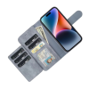 Casemania - Bookcase iPhone 14 Plus-15 Plus - 2 in 1 - incl. Pasjeshouder - Grijs - Thumbnail Image 3