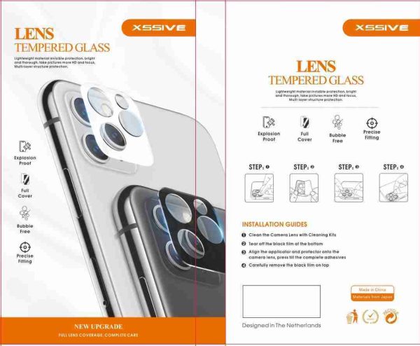 Xssive - Tempered Glass Camera Lens iPhone 14 / iPhone 14 Plus