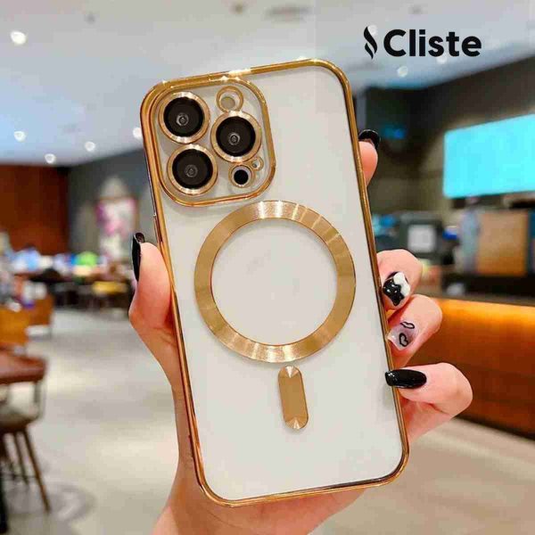 Cityhoesje-Clear Magnetic Magsafe Lens Protection Case-iPhone 14 Pro Max
