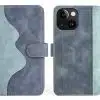 Cityhoesje-iPhone 15 hoesje - Bookcase - Boekmodel Lederlook - Thumbnail Image 1