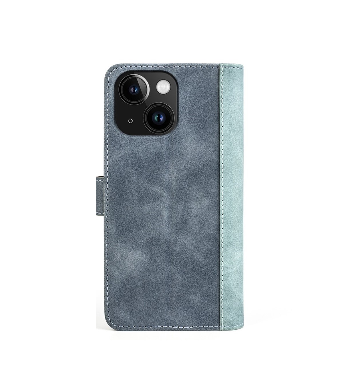 Cityhoesje-iPhone 15 hoesje - Bookcase - Boekmodel Lederlook - Afbeelding 8