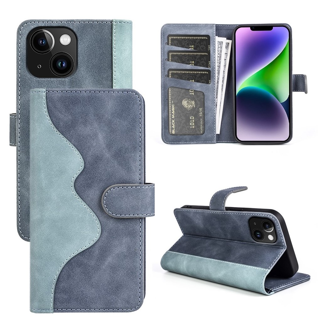 Cityhoesje-iPhone 15 hoesje - Bookcase - Boekmodel Lederlook - Afbeelding 9