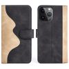 Bookcase-Zwart-Creme-1-Iphone 15 ProMax-Cityhoesje.nl
