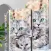 Iphone 13 ProMax-Bookcase-Print-Two cats-4-Cityhoesje.nl