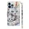 Iphone 13 ProMax-Bookcase-Print-Two cats-9-Cityhoesje.nl