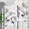 Iphone X-XS-Bookcase-Print-White cat-3-Cityhoesje.nl