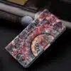 Iphone13-ProMax-Bookcase-Print-Colorful Mandalas-7-Cityhoesje.nl