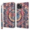Iphone14 Plus-Bookcase-Print-Colorful Mandalas-1-Cityhoesje.nl