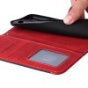 PU Leather-Bookcase-IPhone 15 Pro-Rood-Zwart-6-Cityhoesje.nl