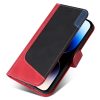 PU Leather-Bookcase-IPhone 15 Pro-Rood-Zwart-8-Cityhoesje.nl