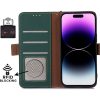 RFID blocking-Bookcase-IPhone 15 Pro-Donker Groen-2-Cityhoesje.nl