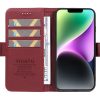YK-Magnetic Clasp Drop-Bookcase-Wine Rood-7-Iphone 15-Cityhoesje.nl