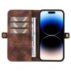 YK-PU Leather-Bookcase-Donker Bruin-2-Iphone 15 ProMax-Cityhoesje.nl