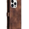 YK-PU Leather-Bookcase-Donker Bruin-8-Iphone 15 ProMax-Cityhoesje.nl