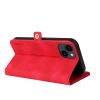YK-PU Leather-Bookcase-Rood-4-Iphone 15-Cityhoesje.nl