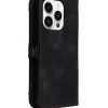 YK-PU Leather-Bookcase-Zwart-8-Iphone 15 Pro-Cityhoesje.nl