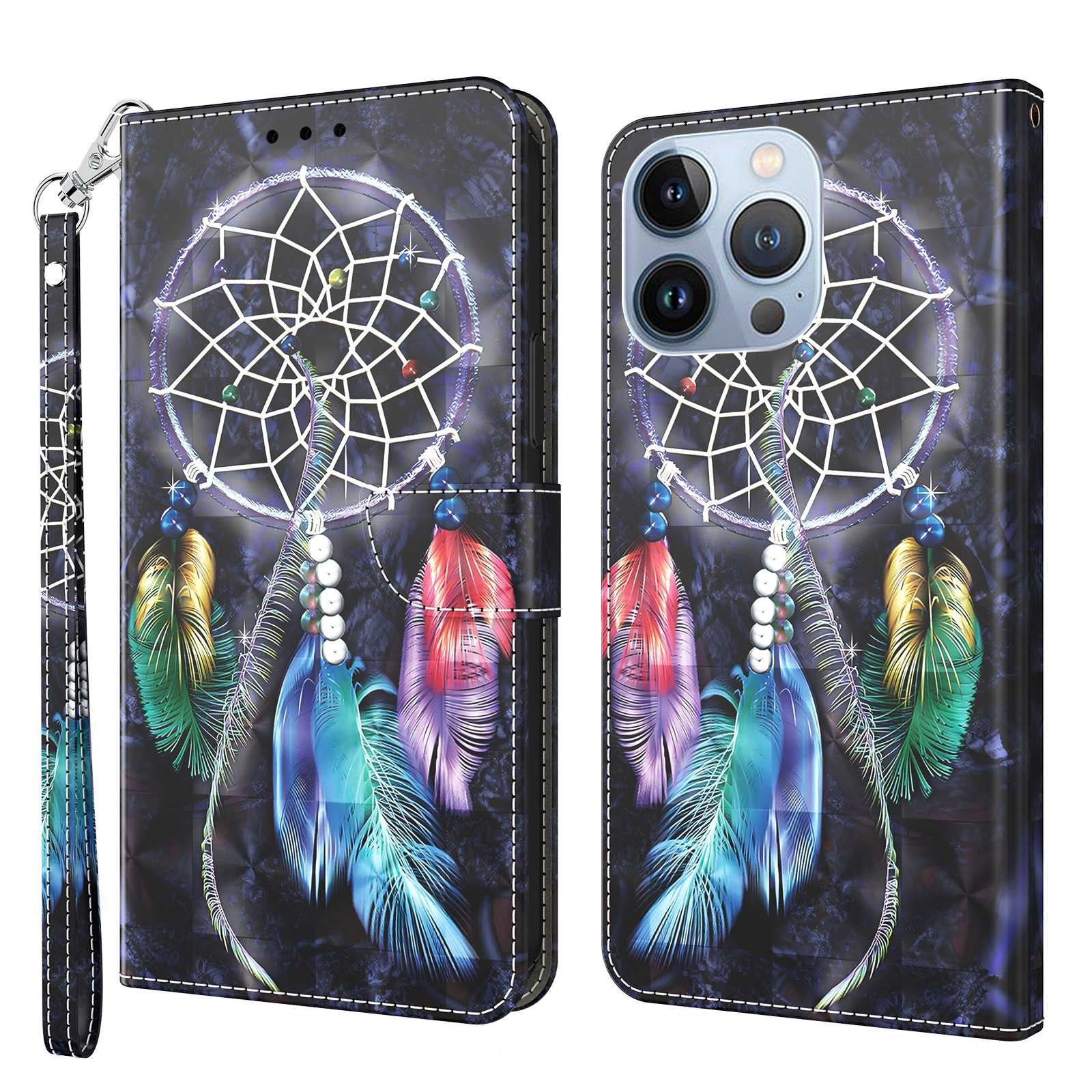 Iphone 13 Pro-Bookcase-Print-Dromenvanger-1-Cityhoesje.nl