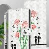 Iphone-14 Plus-Bookcase-Print-4-Rose-Cityhoesje.nl