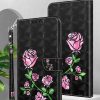 Iphone 14 Pro-Bookcase-Print-Couple Roses-4-Cityhoesje.nl