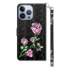 Iphone 14 Pro-Bookcase-Print-Couple Roses-9-Cityhoesje.nl