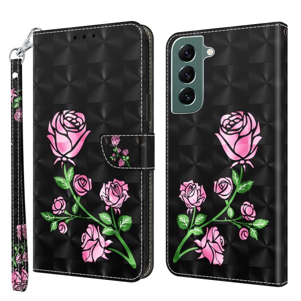 Cityhoesje-Samsung Galaxy S22 Bookcase - Print Couple Roses