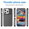 Cityhoesje - Backcover iPhone 15 Pro Max - Thunder - Silicone - Zwart - Thumbnail Image 1