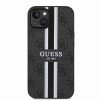 Guess iPhone 15 Hardcase hoesje - 4G Printed Stripes - Zwart Back Cover2