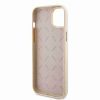 Guess iPhone 15 Plus TPU Back Cover hoesje - Glitter Glossy Script - Goud6