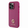 Guess iPhone 15 Pro Max TPU Back Cover hoesje - 4G Metal Logo - Strass - Roze1