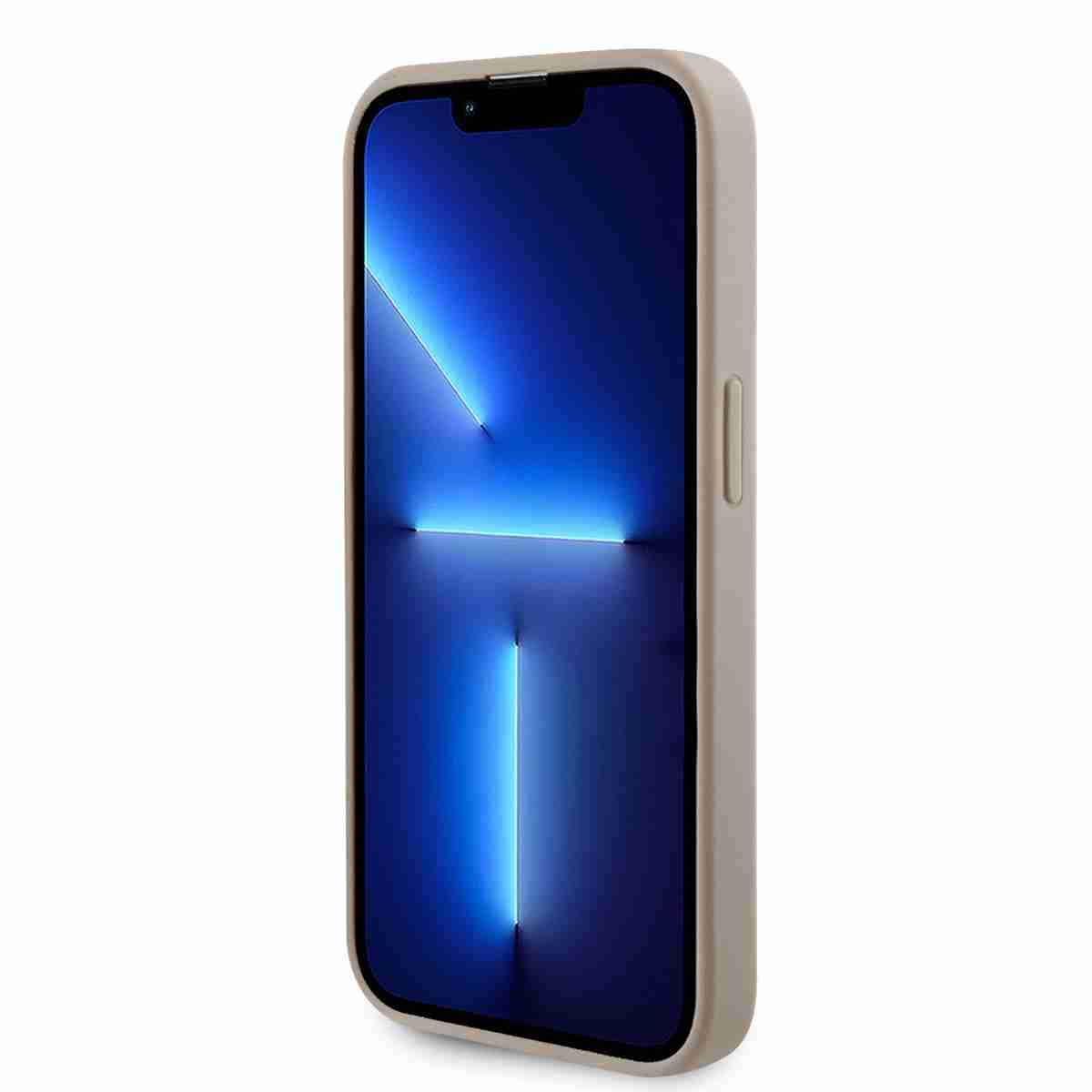 Guess iPhone 15 Pro TPU Back Cover hoesje - 4G Metal Logo - Strass - Goud9