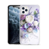 Iphone-14 Pro-Backcase- Bloemen-Wit Paars-1-Cityhoesje.nl