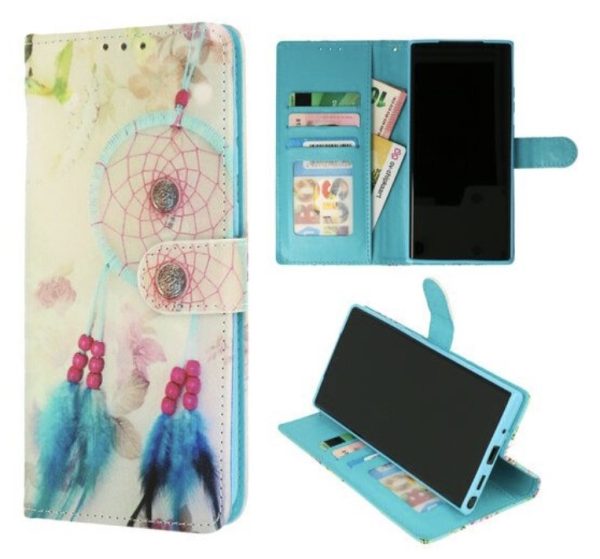 Cityhoesje - Bookcase iphone-15 - Dromenvanger Blauw