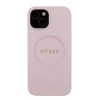 Guess iPhone 15 Hardcase Backcover Saffiano - Roze3