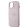 Guess iPhone 15 Hardcase Backcover Saffiano - Roze5