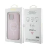 Guess iPhone 15 Hardcase Backcover Saffiano - Roze9