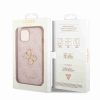 Guess iPhone 15 Hardcase hoesje - 4G - Big Metal Logo - Roze6