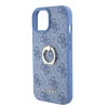 Guess iPhone 15 Hardcase hoesje - 4G - Met Ringhouder - Blauw6