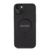 Guess iPhone 15 Hardcase hoesje - Magsafe Compatible - Saffiano - Zwart2